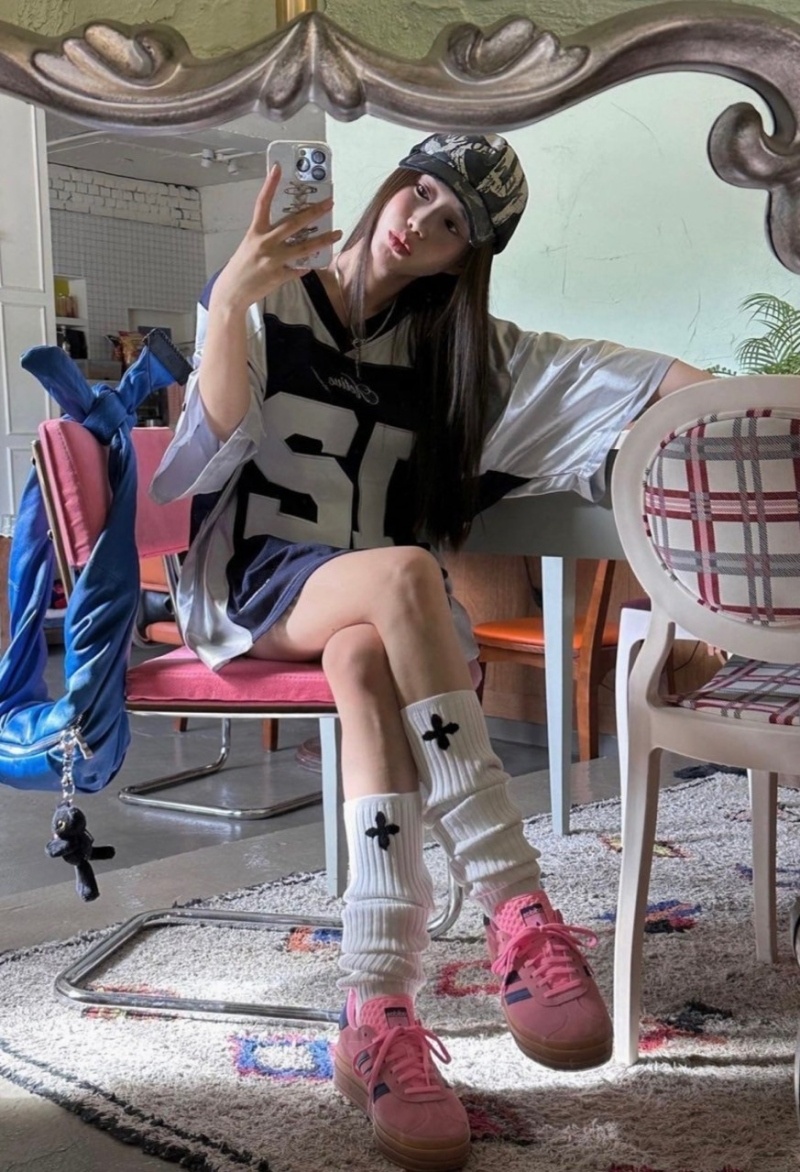 아디다스 가젤 볼드 스니커즈 핑크 글로우