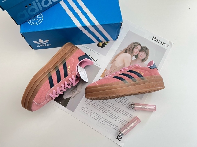 아디다스 가젤 볼드 스니커즈 핑크 글로우