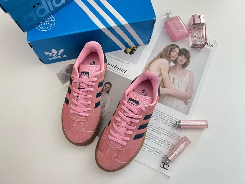 아디다스 가젤 볼드 스니커즈 핑크 글로우