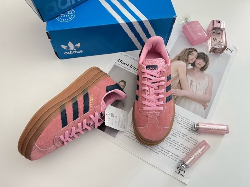 아디다스 가젤 볼드 스니커즈 핑크 글로우