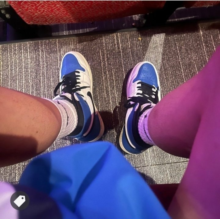 나이키 x 조던1 x 트래비스스캇 x 프라그먼트 레트로 하이탑 밀리터리 블루