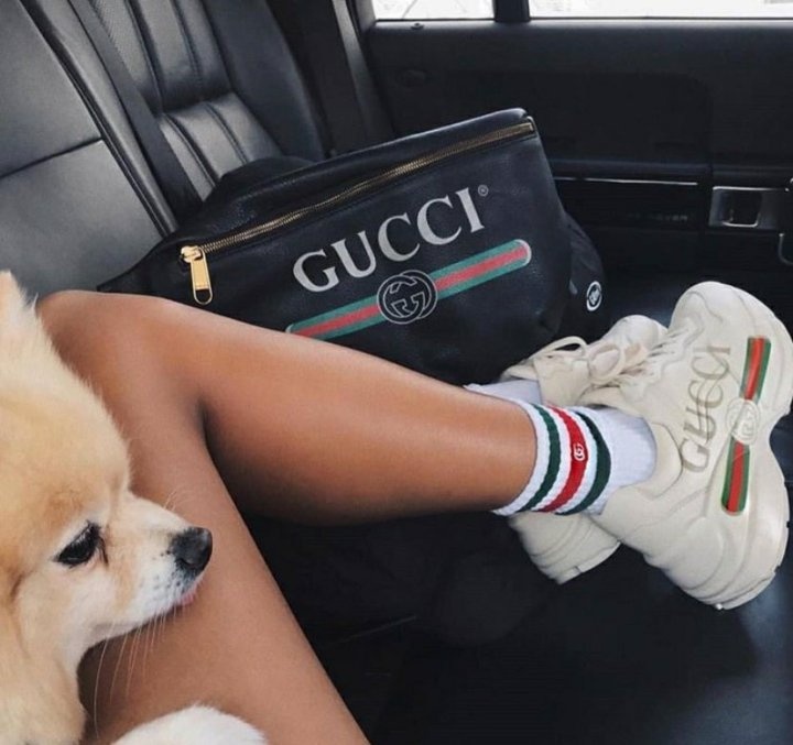 구찌 띠로고 라이톤 스니커즈