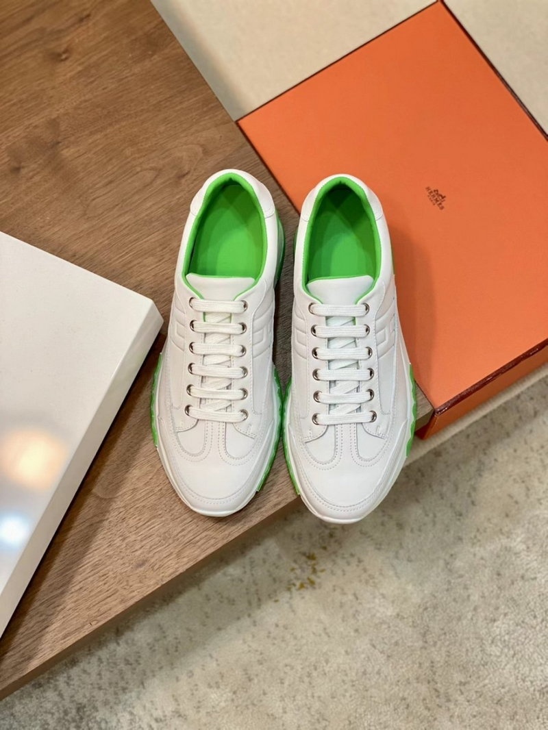 에르메스 트레일 스니커즈 - 화이트 그린