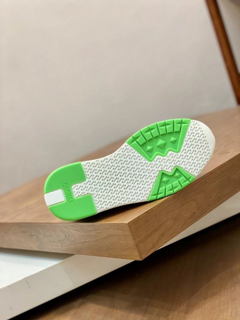 에르메스 트레일 스니커즈 - 화이트 그린