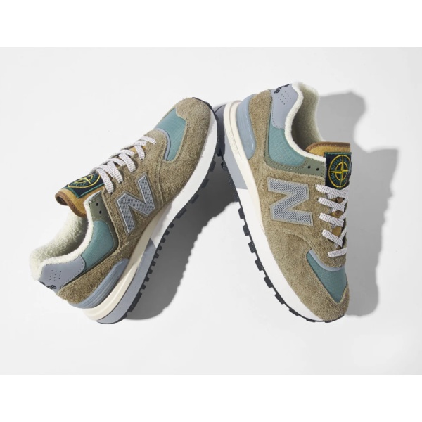 뉴발란스 x 스톤아일랜드 574 스니커즈 레고시그린
