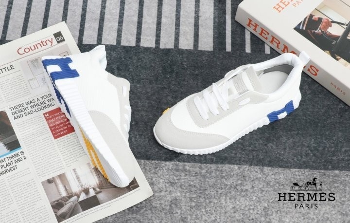에르메스 바운싱 스니커즈 ( 화이트 블루 & 옐로우 )