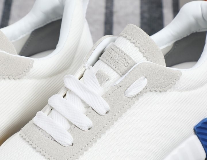 에르메스 바운싱 스니커즈 ( 화이트 블루 & 옐로우 )