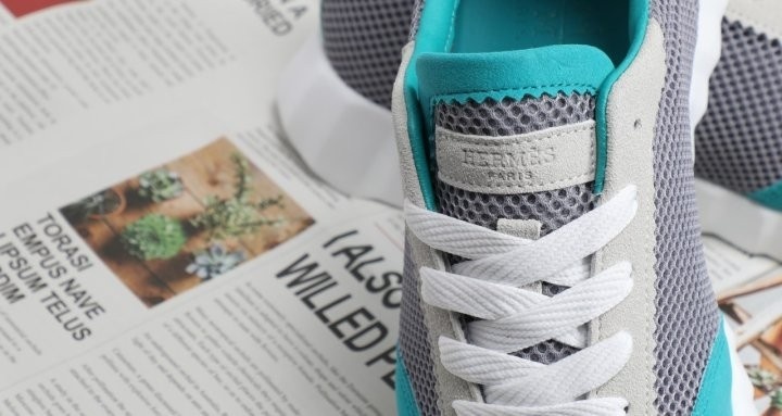 에르메스 바운싱 스니커즈 ( 민트 & 그레이 )