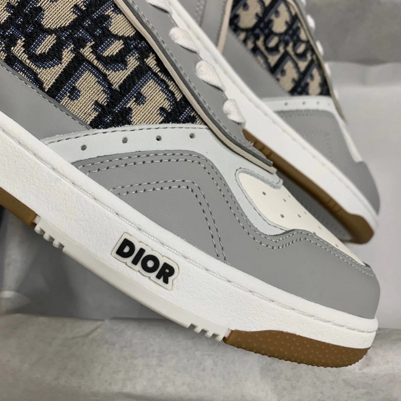 디올 B27 오블리크 로우탑 스니커즈 - 그레이