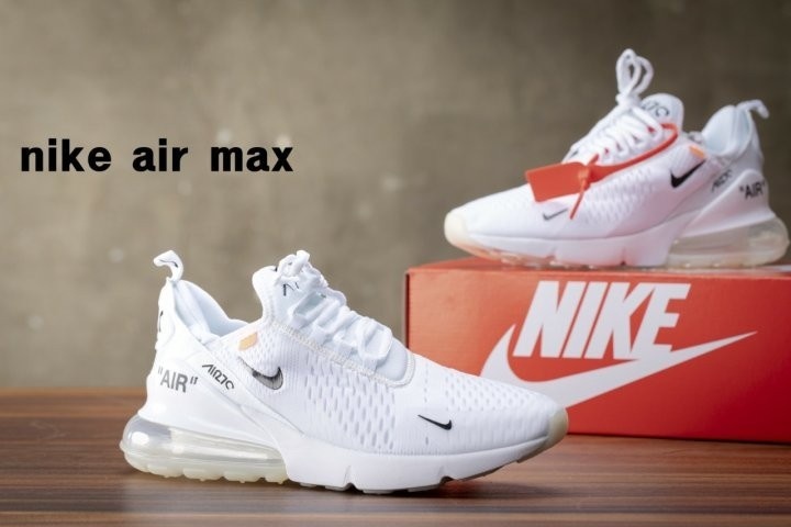 나이키 x 오프화이트 에어맥스 270 - 화이트