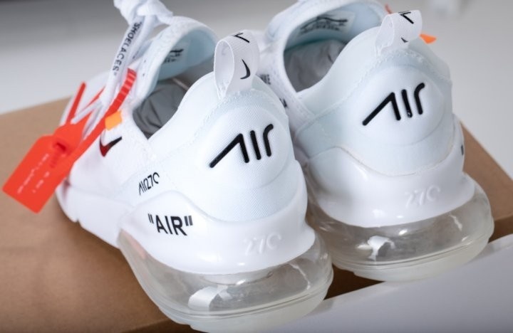 나이키 x 오프화이트 에어맥스 270 - 화이트