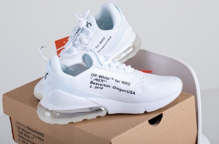 나이키 x 오프화이트 에어맥스 270 - 화이트