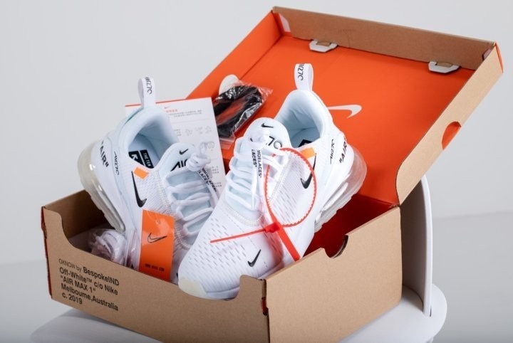 나이키 x 오프화이트 에어맥스 270 - 화이트