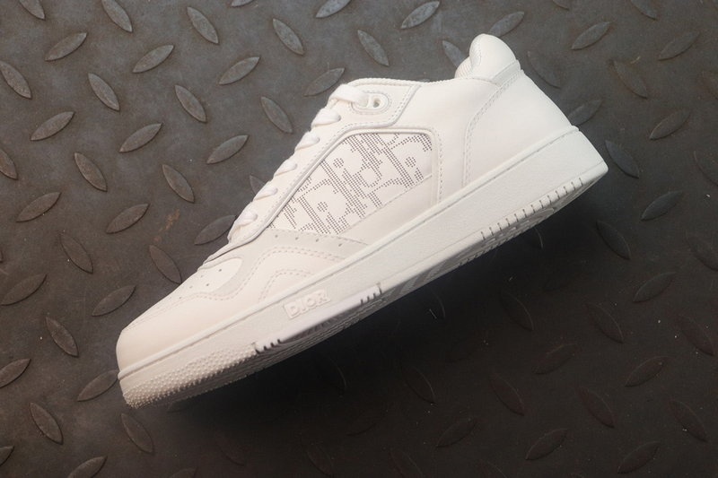 디올 B27 오블리크 로우탑 스니커즈 - 화이트