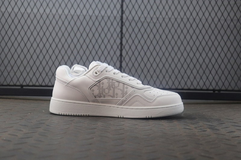 디올 B27 오블리크 로우탑 스니커즈 - 화이트