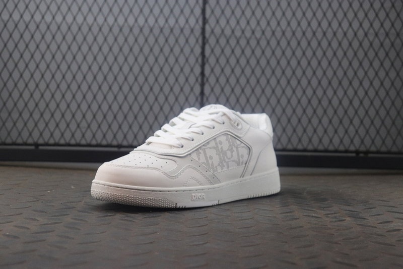 디올 B27 오블리크 로우탑 스니커즈 - 화이트