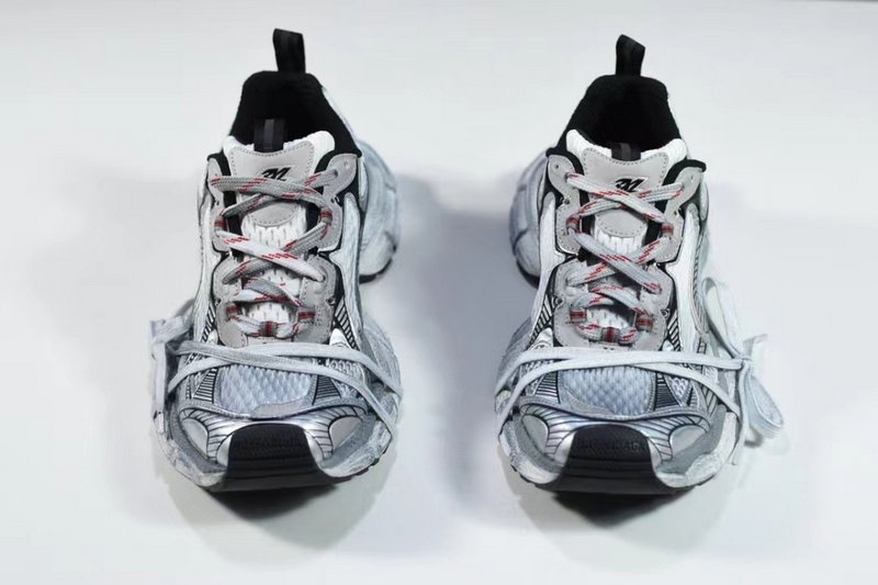 발렌시아가 3XL 스니커즈 그레이 화이트 레드 -해외배송-