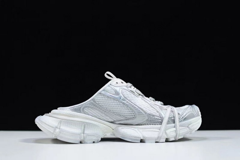 발렌시아가 3XL 트레이너 뮬 화이트 -해외배송-