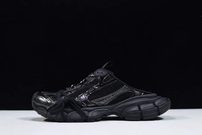 발렌시아가 3XL 트레이너 뮬 블랙 -해외배송-