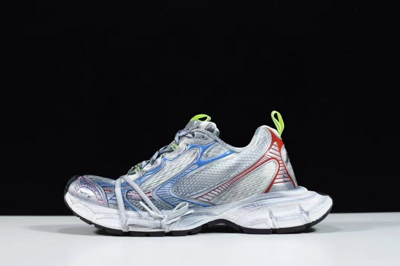 발렌시아가 3XL 스니커즈 화이트 레드 블루 -해외배송-