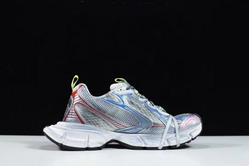 발렌시아가 3XL 스니커즈 화이트 레드 블루 -해외배송-