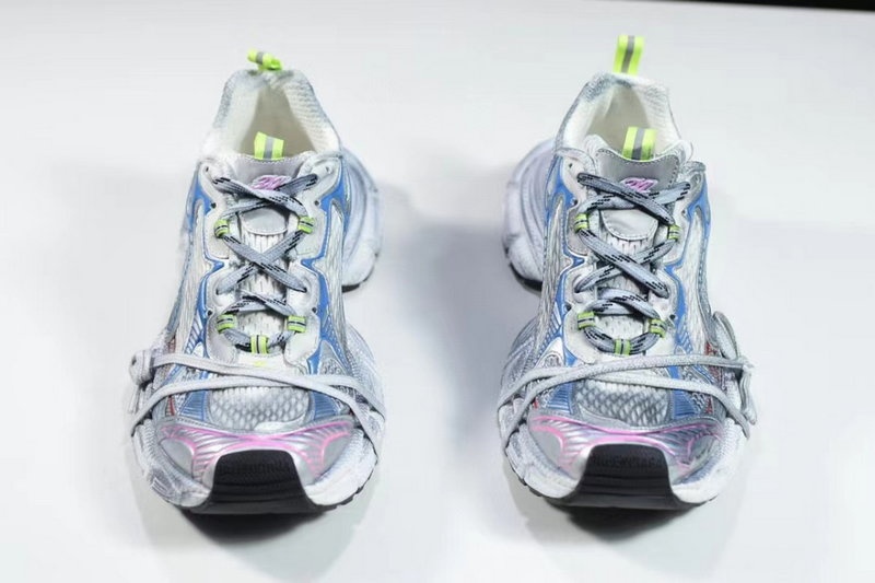 발렌시아가 3XL 스니커즈 화이트 레드 블루 -해외배송-