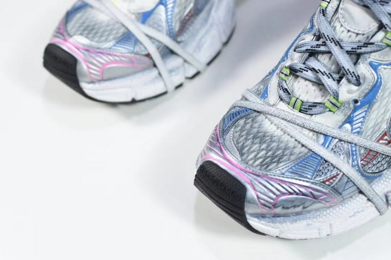 발렌시아가 3XL 스니커즈 화이트 레드 블루 -해외배송-