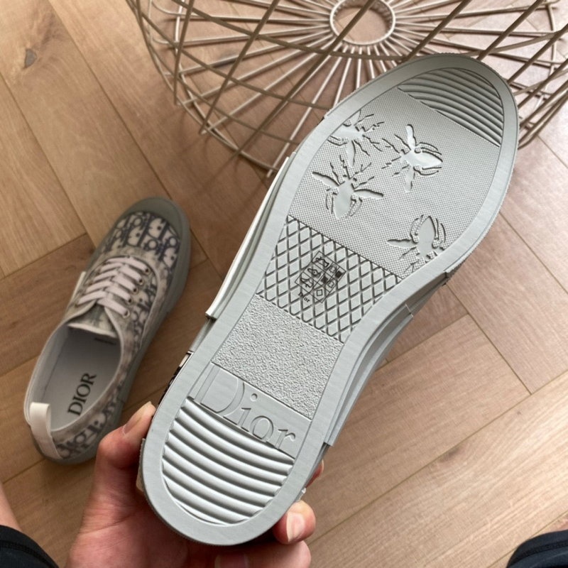 디올 B23 로우 네이비 디올 오블리크 화이트 -로우 -해외배송-