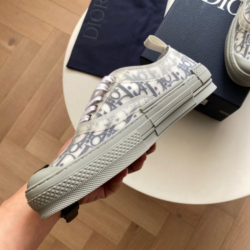 디올 B23 로우 네이비 디올 오블리크 화이트 -로우 -해외배송-