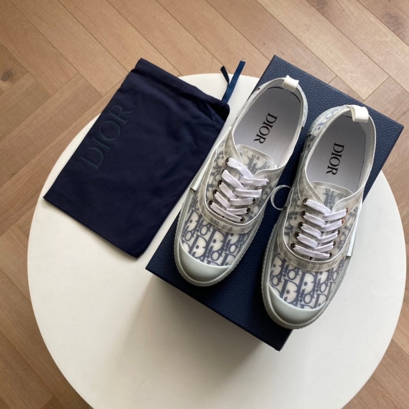 디올 B23 로우 네이비 디올 오블리크 화이트 -로우 -해외배송-