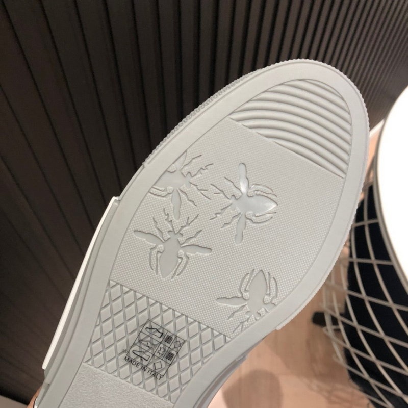 디올 B23 하이 그레이 러버 솔 디올 오블리크 캔버스 네이비 블루 -해외배송-