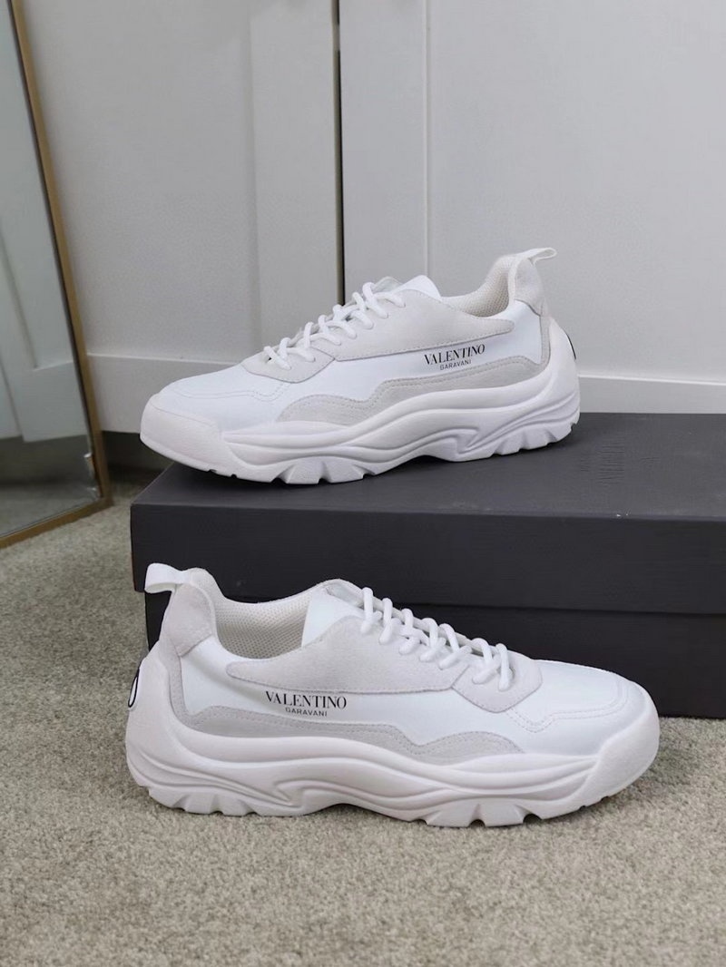 발렌티노 송아지 가죽 검보이 스니커즈 화이트 -해외배송-