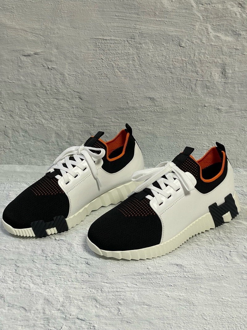 에르메스 디파트 스니커즈 니트 & 느와르 블랑