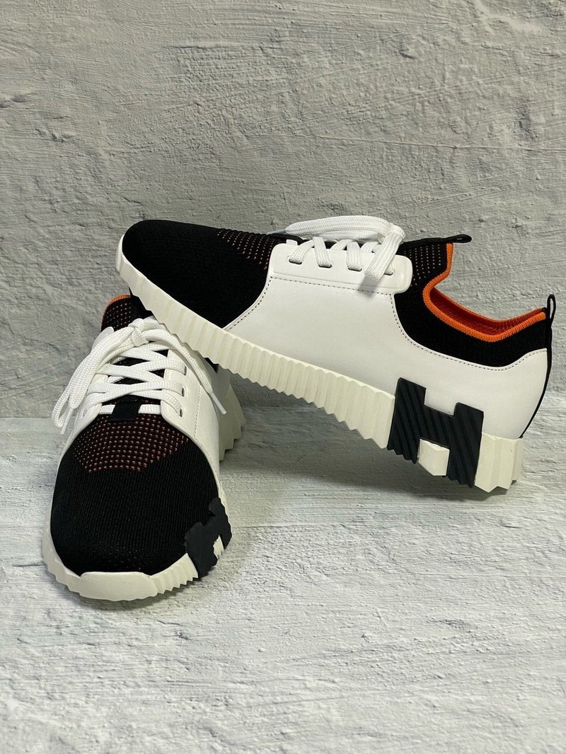 에르메스 디파트 스니커즈 니트 & 느와르 블랑