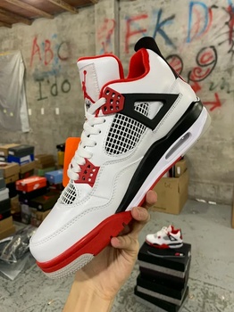 [JORDAN] 에어 조던 4 레트로 파이어 레드 -해외배송-