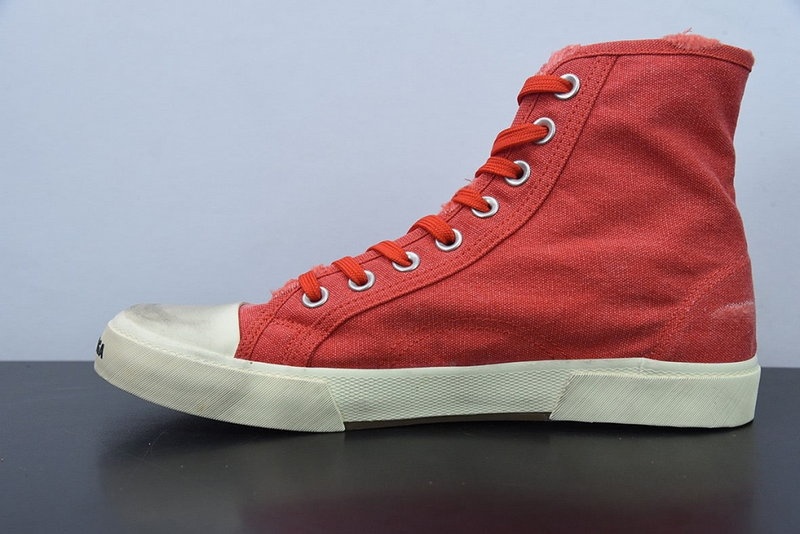 발렌시아가 파리 하이탑 트레이너 레드 -해외배송-