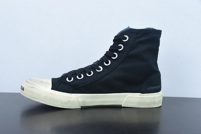 발렌시아가 파리 하이탑 트레이너 블랙 -해외배송-