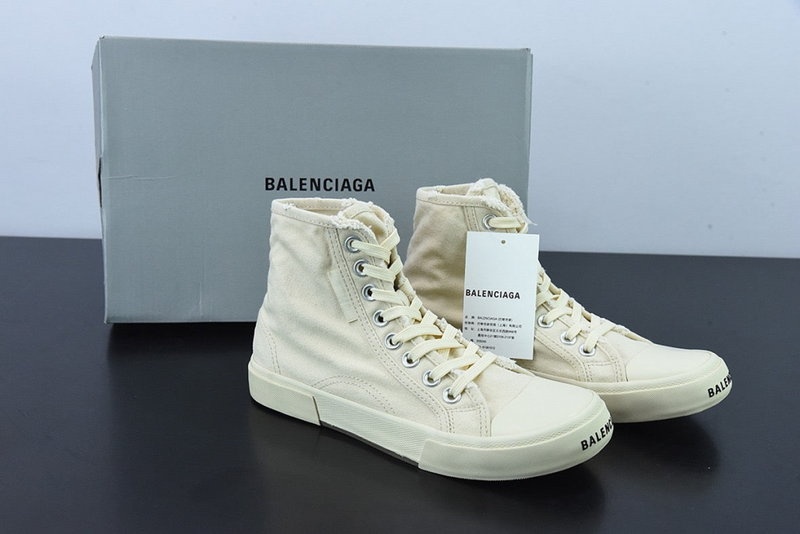 발렌시아가 파리 하이탑 트레이너 화이트 -해외배송-