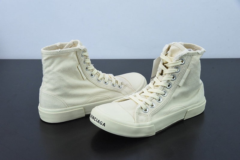 발렌시아가 파리 하이탑 트레이너 화이트 -해외배송-