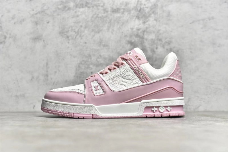 루이비통 LV 트레이너 스니커즈 모노그램 - 핑크