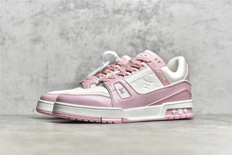 루이비통 LV 트레이너 스니커즈 모노그램 - 핑크