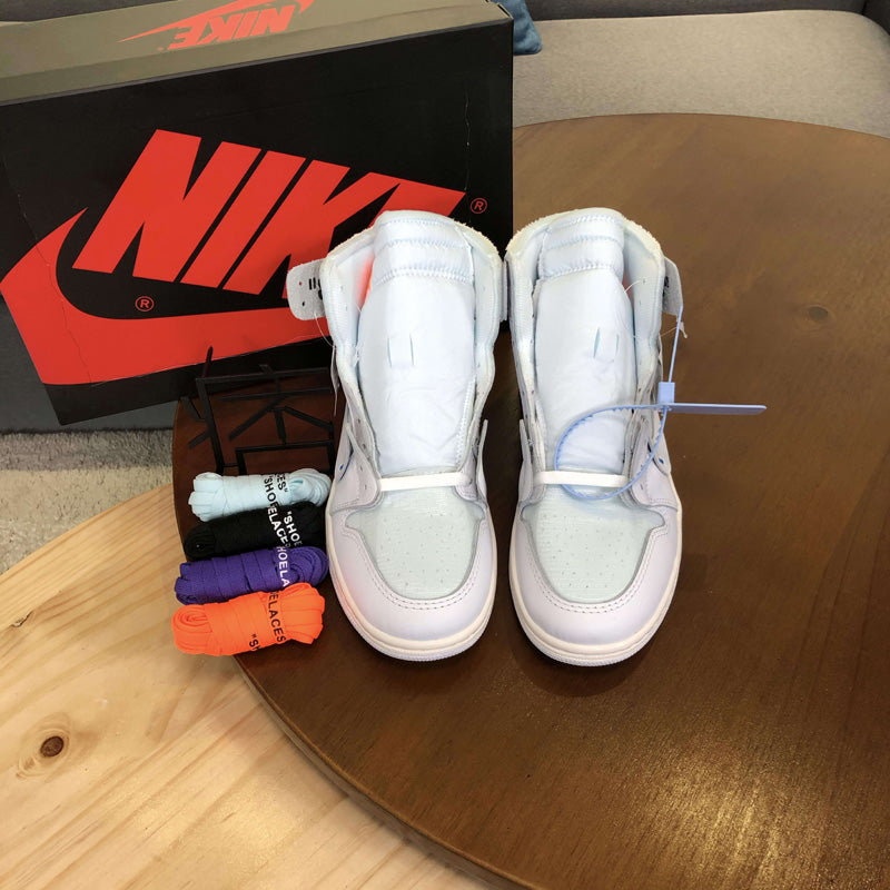 나이키 조던 1 x 오프화이트 레트로 하이 화이트