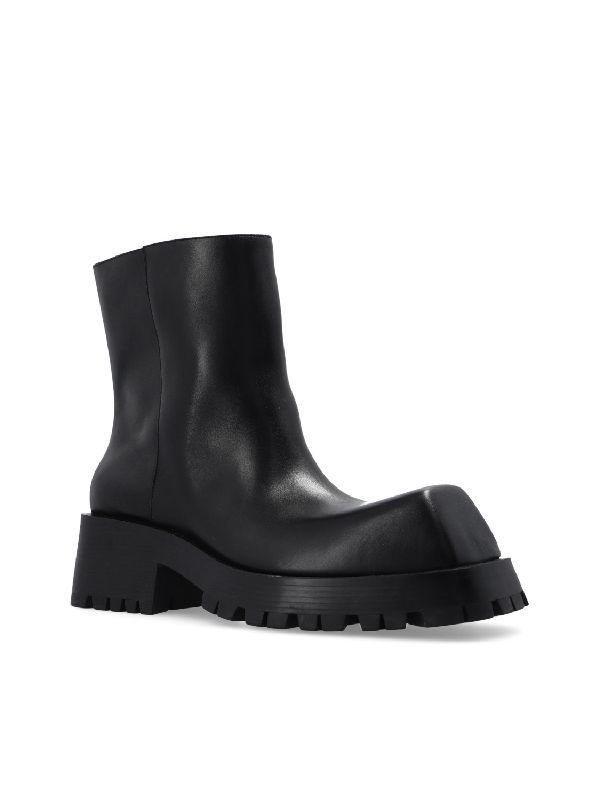 발렌시아가 트루퍼 레더 부츠