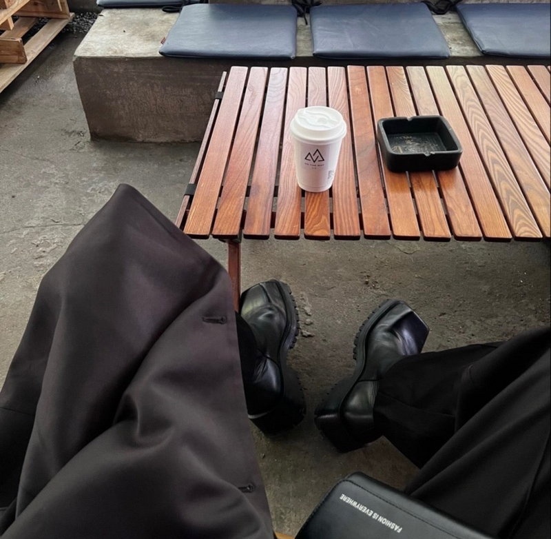 발렌시아가 트루퍼 레더 부츠