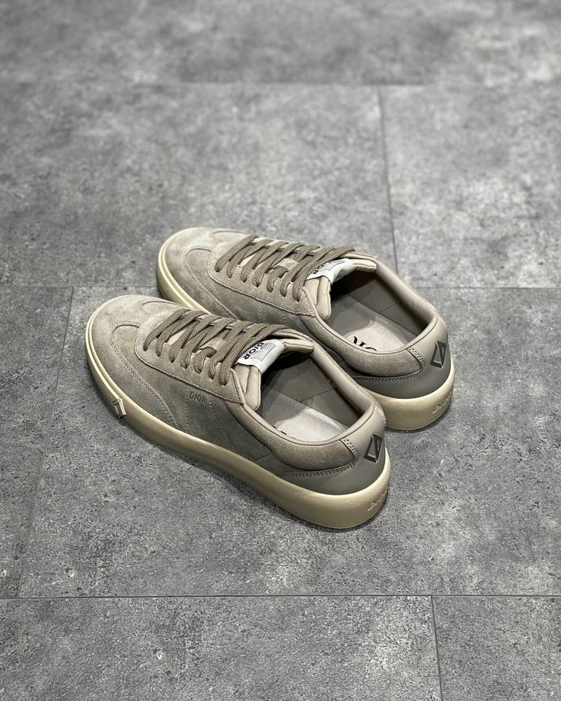 디올 B101 스니커즈 스무스 카프스킨 & 그레이지 누벅 - 빈티지