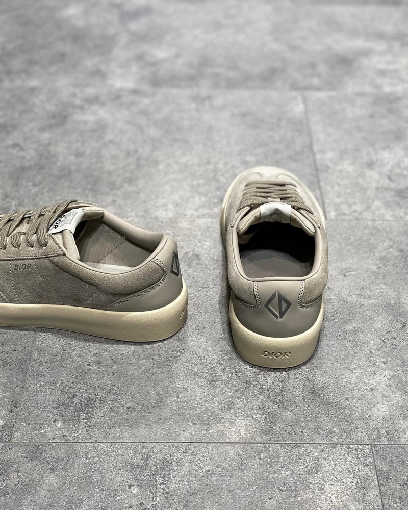디올 B101 스니커즈 스무스 카프스킨 & 그레이지 누벅 - 빈티지