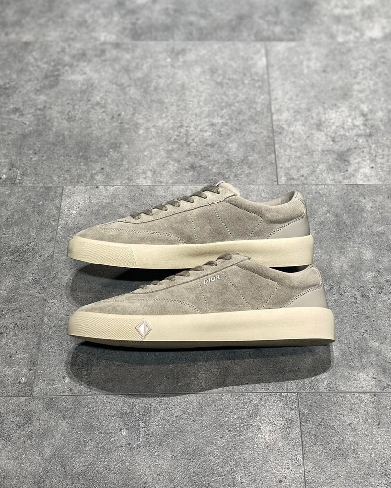 디올 B101 스니커즈 스무스 카프스킨 & 그레이지 누벅 - 빈티지