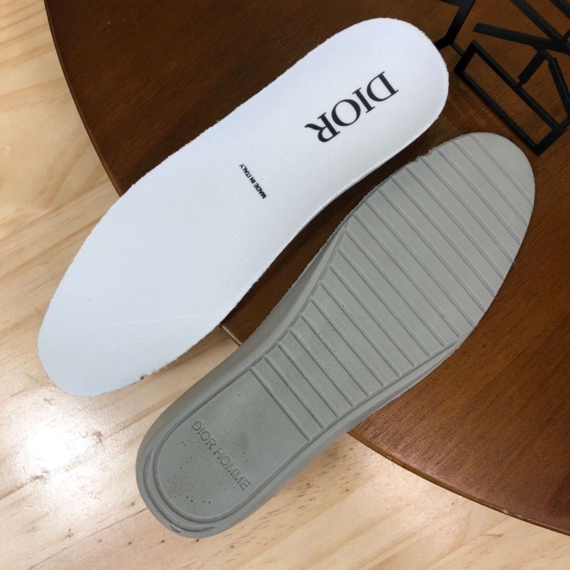 디올 B23 블랙 오블리크 스니커즈 - 로우