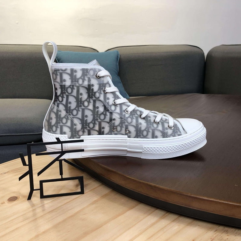 디올 B23 오블리크 스니커즈 - 하이탑