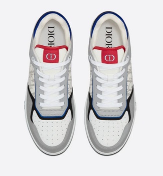 디올 B27 오블리크 로우탑 스니커즈 - 갤럭시 (블루 그레이)